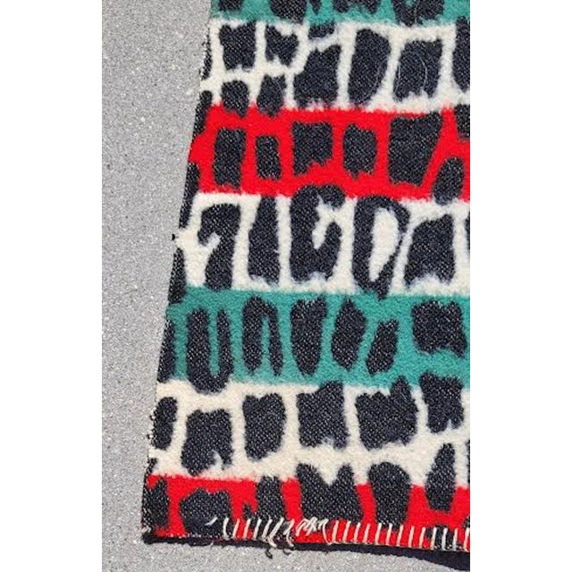 Textile Vintage Reversible Print Blanket For Sale - Image 7 of 9