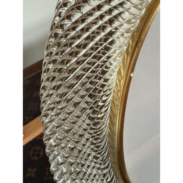 Oval Murano Glass Photo Frame, 2000s For Sale - Image 4 of 14