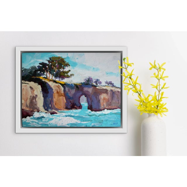 Modern Contemporary Seascape Oil Painting For Sale - Image 16 of 18