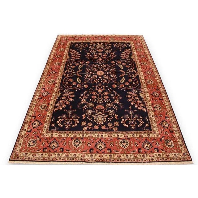 Middle Eastern Hand-Knotted Saroug Rug For Sale - Image 10 of 10