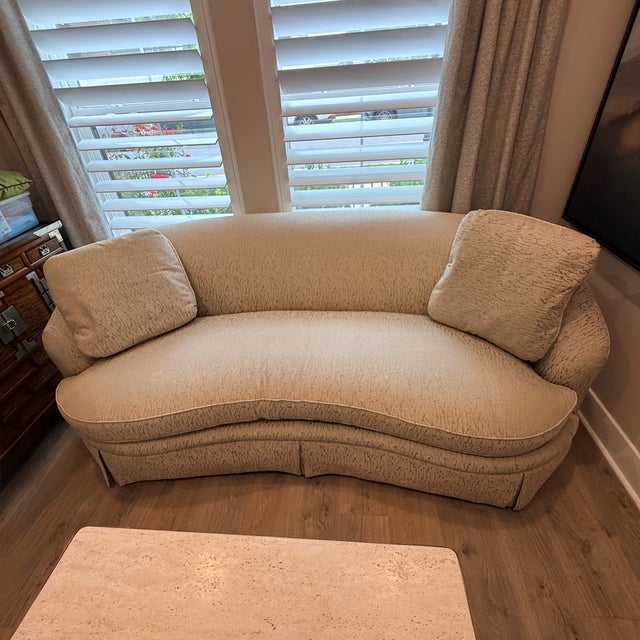 Sanjer Curved Sofa For Sale - Image 10 of 10