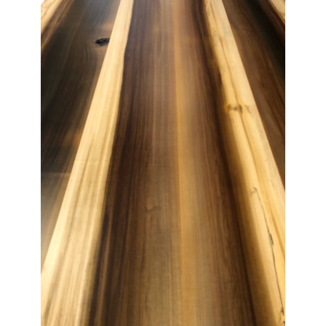 Artisan Made Amish Poplar Farm Table For Sale - Image 4 of 12