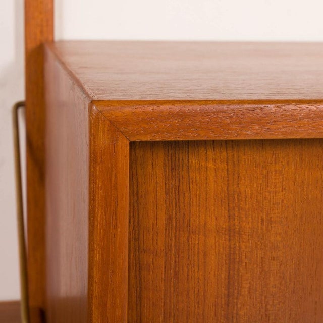 Teak Wall Unit by Thygesen & Sørensen for HG Furniture, 1960s For Sale - Image 11 of 15