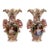 Monumental and Masterful Pair of French Paris Porcelain Hand-Painted Vases For Sale