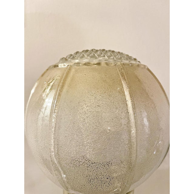 Brass Vintage Five-Globe Brass Sculptural Table Lamp For Sale - Image 8 of 10