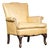 Vintage Canary Yellow Leather Armchair For Sale