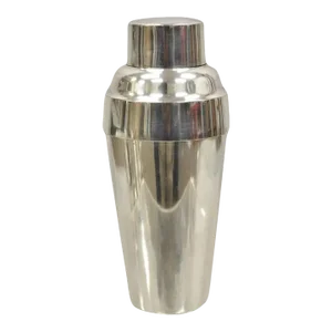 Vintage Gm Co. Silver Plated Art Deco Cocktail Bar Martini Shaker