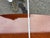 Vintage Hepplewhite Style Mahogany and Burled Wood Inlaid Console Table For Sale - Image 14 of 17