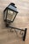 1950s Pair of Substantial Exterior Iron Lanterns on Brackets For Sale - Image 9 of 12