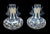 Chinoiserie Beautiful Pair Chinoiserie Blue White Porcelain Vase Jar Foo Dogs. Set of 2 For Sale - Image 3 of 8