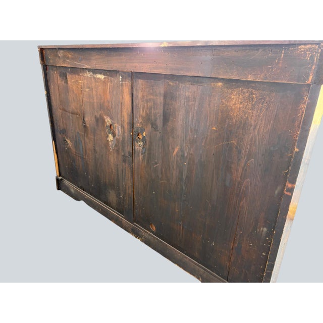 Wood Antique 19th Century Inlaid English Credenza / Sideboard For Sale - Image 7 of 11