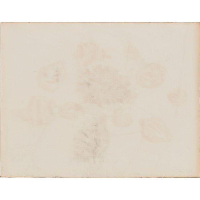 Manfred Schwartz Portrait of Man Charcoal on Paper For Sale - Image 4 of 4