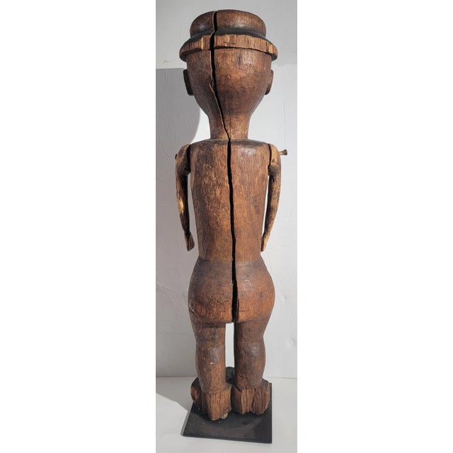 19Thc Hand Carved Gentleman Sculpture / Whirlygig For Sale In Los Angeles - Image 6 of 8