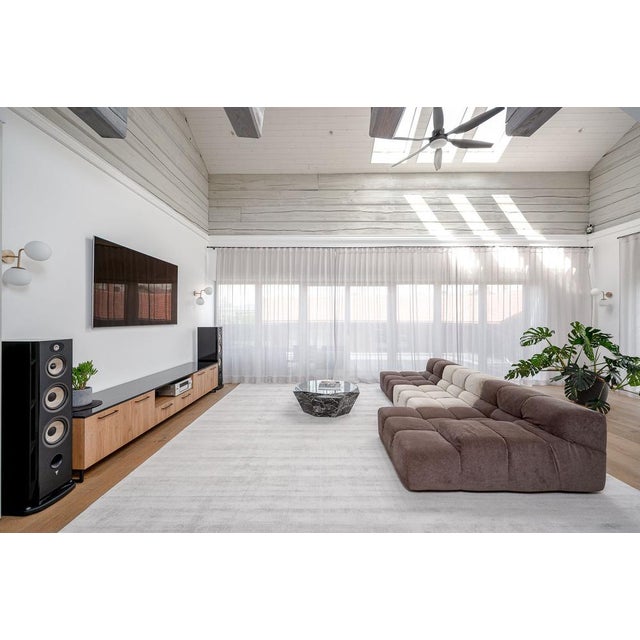 An original bb italia 'tufty' sofa comprises of three modules. They come in two different colours, brown and cream. the...