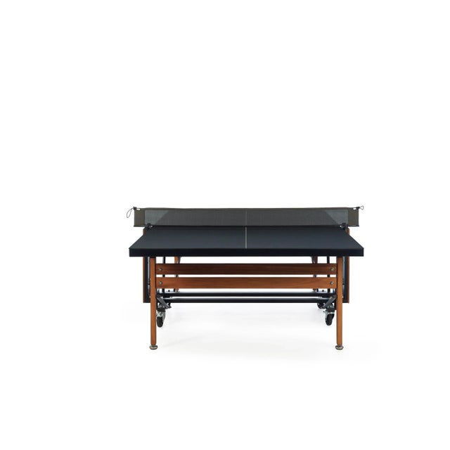 Not Yet Made - Made To Order RS Barcelona Folding Ping Pong Table, Black For Sale - Image 5 of 7