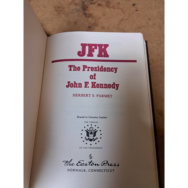 Easton Press Library of the Presidents Set of 9 Leather Books For Sale - Image 14 of 17