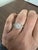 Modern Contemporary Natural Diamond 0.60 Carat White Gold Engagement Ring For Sale In Los Angeles - Image 6 of 8