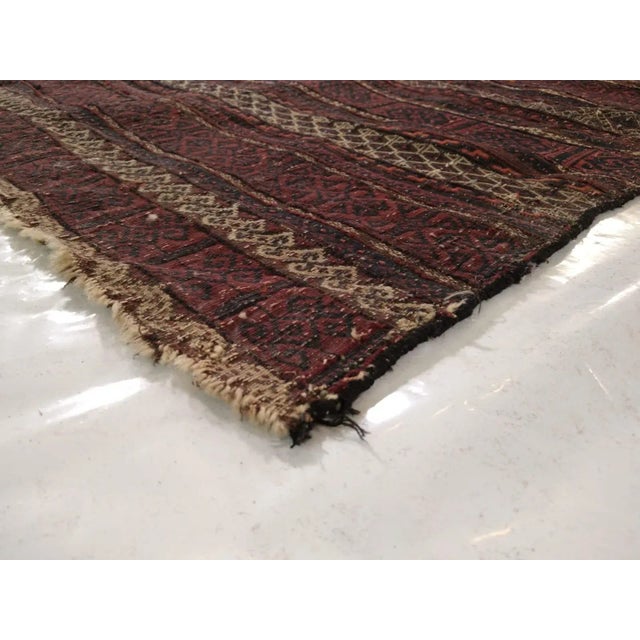 Textile 1900s Antique Soumak Kilim For Sale - Image 7 of 8
