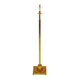 Vintage Brass Telescoping Floor Lamp For Sale