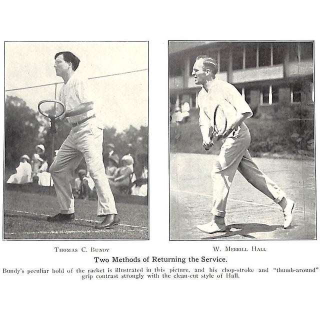 "Methods and Players of Modern Lawn Tennis" 1915 Paret, J. Parmly For Sale In New York - Image 6 of 11