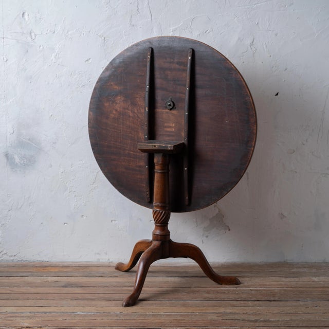 George III Mahogany Tilt-Top, 18th Century For Sale - Image 16 of 16