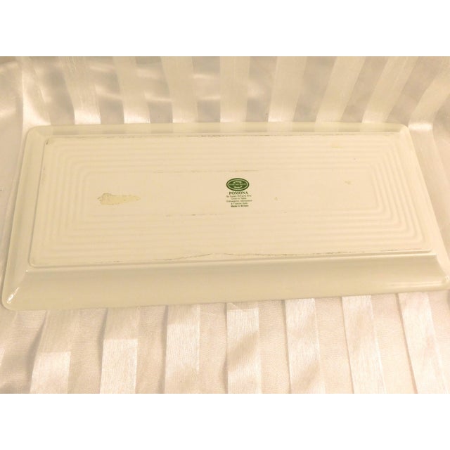 1980s Portmeirion Small Sandwhich Tray in Pomona For Sale - Image 4 of 5