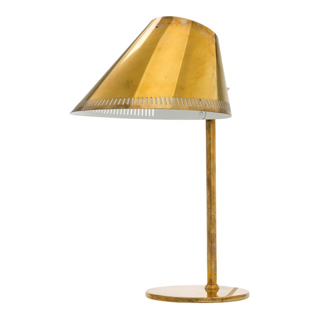 1960s Paavo Tynell 9227 Table Lamp Idman Brass Finland For Sale