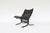 1960s Vintage Siesta Low Back Lounge Chair Attributed to Ingmar Relling in Black Leather For Sale - Image 5 of 8