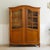 French Style Oak Display Cabinet with Glass Front For Sale - Image 3 of 12