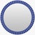 Traditional Cahaya Accent Mirror Blue For Sale - Image 3 of 3