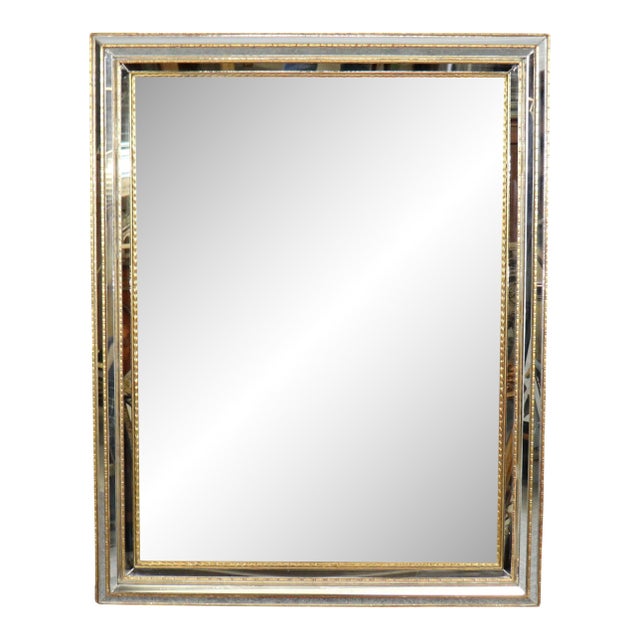 Rare Multi-Faceted Dimensional LaBarge Gilded Framed Italian Mirror For Sale