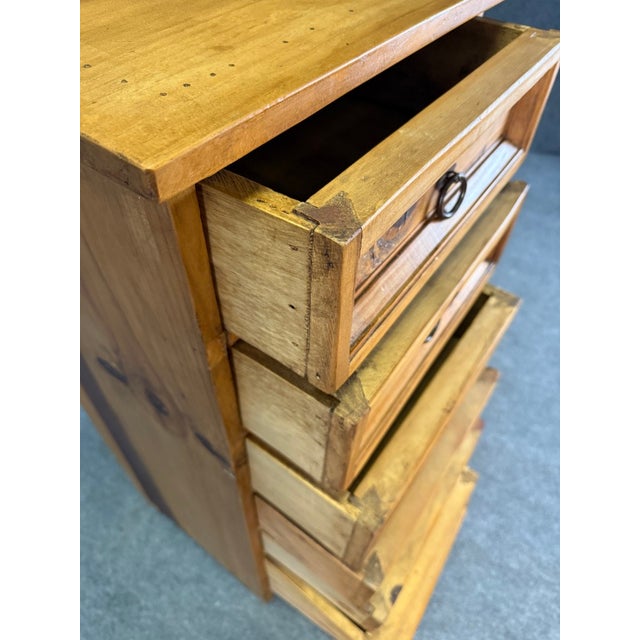 Wood Vintage Light Pine 7-Drawer Lingerie Chest For Sale - Image 7 of 14