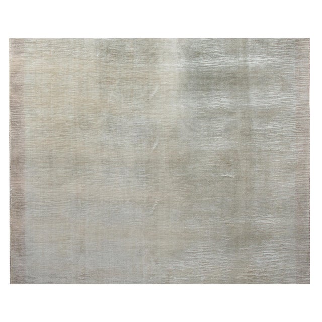 Late 20th Century Indian Gabben-Style Silk Rug For Sale - Image 9 of 12