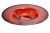 Large 12 inch ruby red vintage glass console bowl with a gently scallop rim and bowl accents. Simply a beautiful vintage...