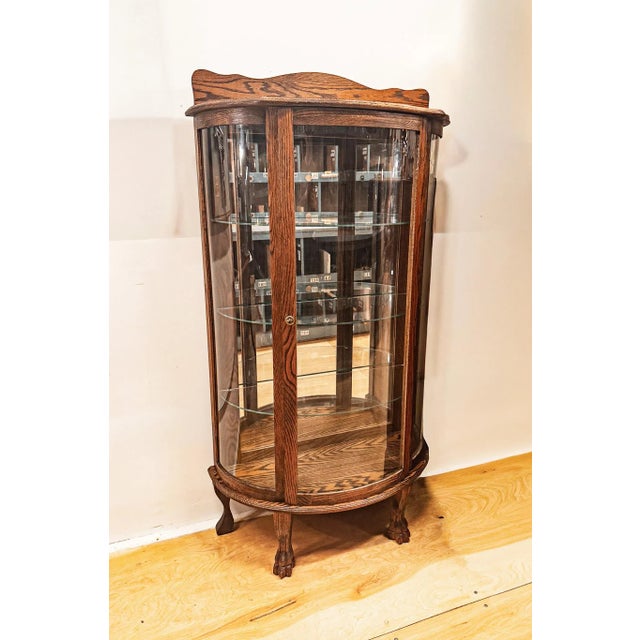 An attractive china cabinet with fiercely fetching claw feet that we can picture filled with all manner of ephemera. The...