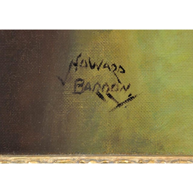 Mid-Century Modern Howard Barron, Katherine Merry Nee Horstmann, Director of Horstmann Gear Company, 1946, Oil on Canvas For Sale - Image 3 of 18