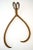• Large antique ice block hook or hay bale carrier circa 1920-1930. • Beautiful wishbone shape with large oblong handles....