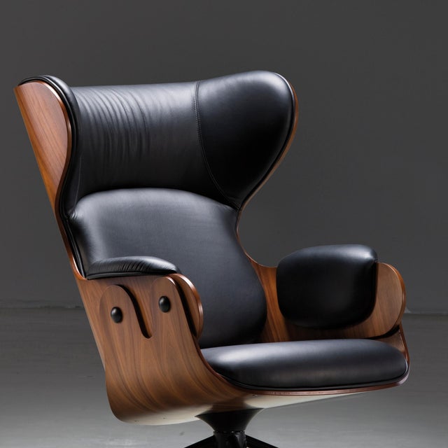 Contemporary Leather Lounger Armchair by Jaime Hayon for Bd For Sale - Image 3 of 16