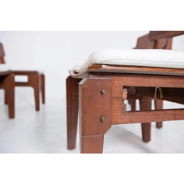 Vintage Italian Chairs by Vito SanGirardi for the Pallante Shop, Set of 6 For Sale - Image 6 of 18