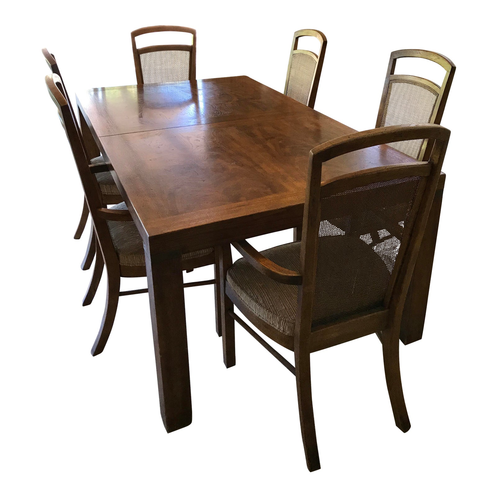 Vintage Drexel Heritage Woodbriar Dining Set Chairish