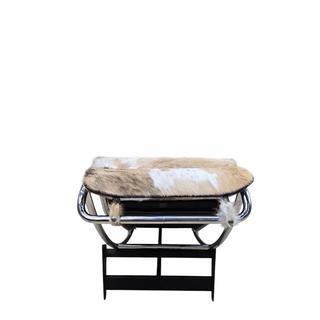 Metal Mid 20th Century Cassina Lc4 Le Corbusier Chaise Lounge Newly Upholstered For Sale - Image 7 of 11
