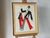 1960s Rare Old Framed Drawing With Gouache Probably Representing a Theater Costume Project For Sale - Image 11 of 11