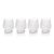 Glass Rialto Twisted Optic Glass Tumblers, Set of 4 For Sale - Image 7 of 7