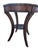Wood Vintage Uttermost 28-Inch Round Compass Star Inlaid Wood Bistro Table For Sale - Image 7 of 11