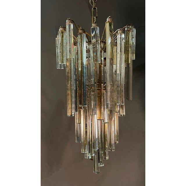 Glass Chandelier from Venini, 1965 For Sale - Image 7 of 15