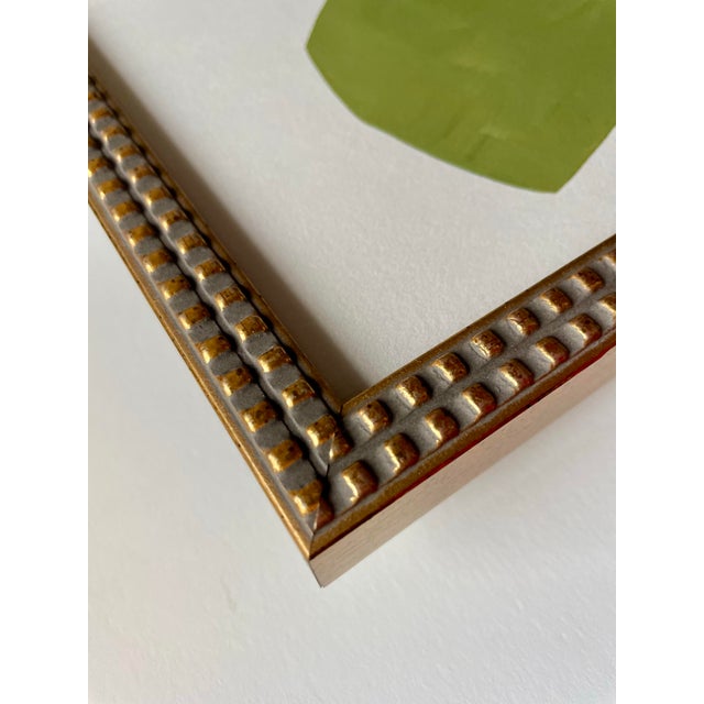 Contemporary 2025 "Unita" Abstract Minimalist Painting on Cotton Paper by Artist r.k. Red For Sale - Image 3 of 3