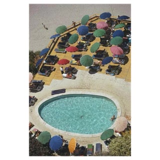 Slim Aarons, Pool at Carvoeiro, 1970s, Estate Stamped Photographic Print For Sale