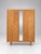 Vintage French Wardrobe with Two Doors and Mirror, 1960 For Sale - Image 4 of 4
