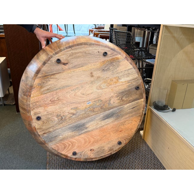 McGee & Co. Jensen Round Coffee Table, Small For Sale In San Francisco - Image 6 of 12