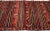 1950s Vintage Kilim Handmade Flatweave Red Striped Wool Runner 4' 9'' X 8' 5'' For Sale - Image 5 of 11
